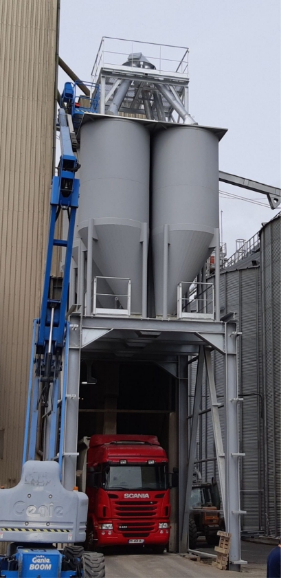 Photo silos de chargement