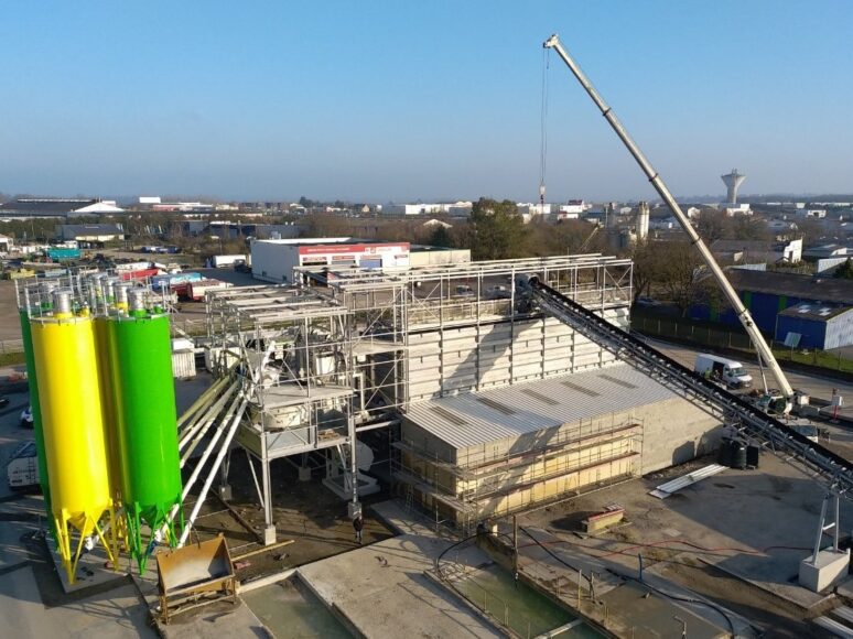 Construction centrale Herve à Chateaubriant