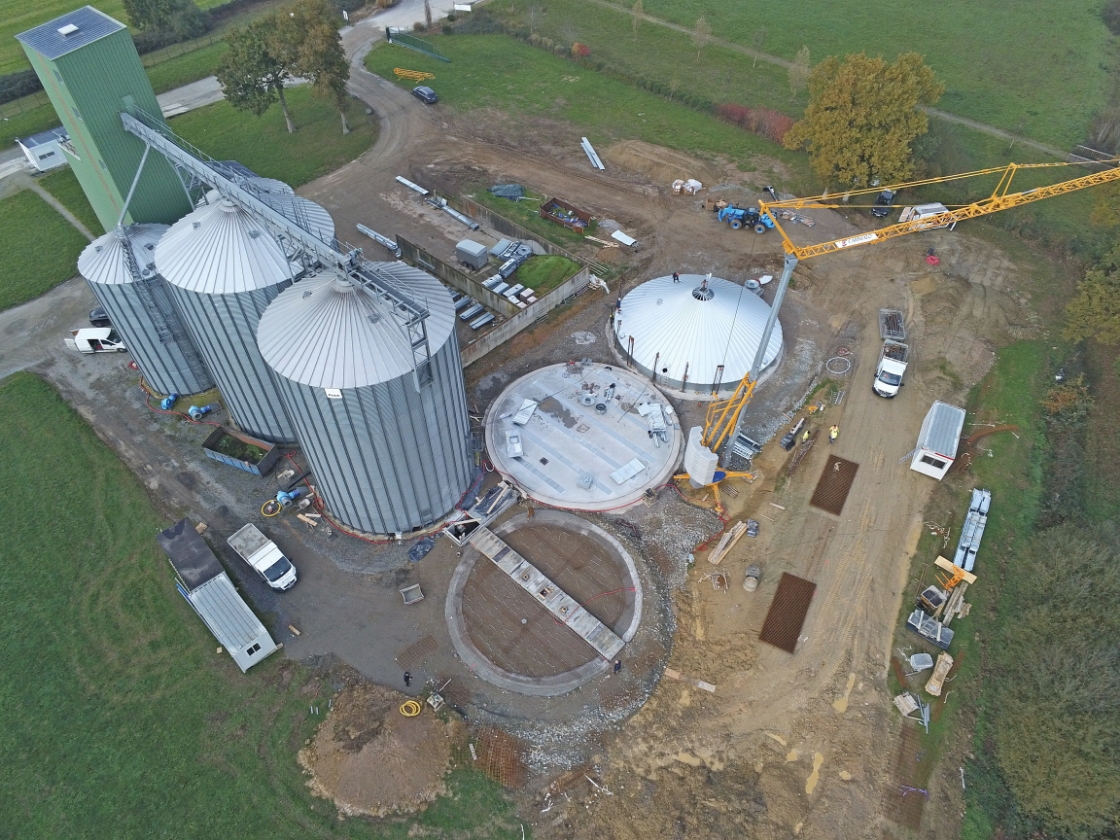 Image chantier extension de silos