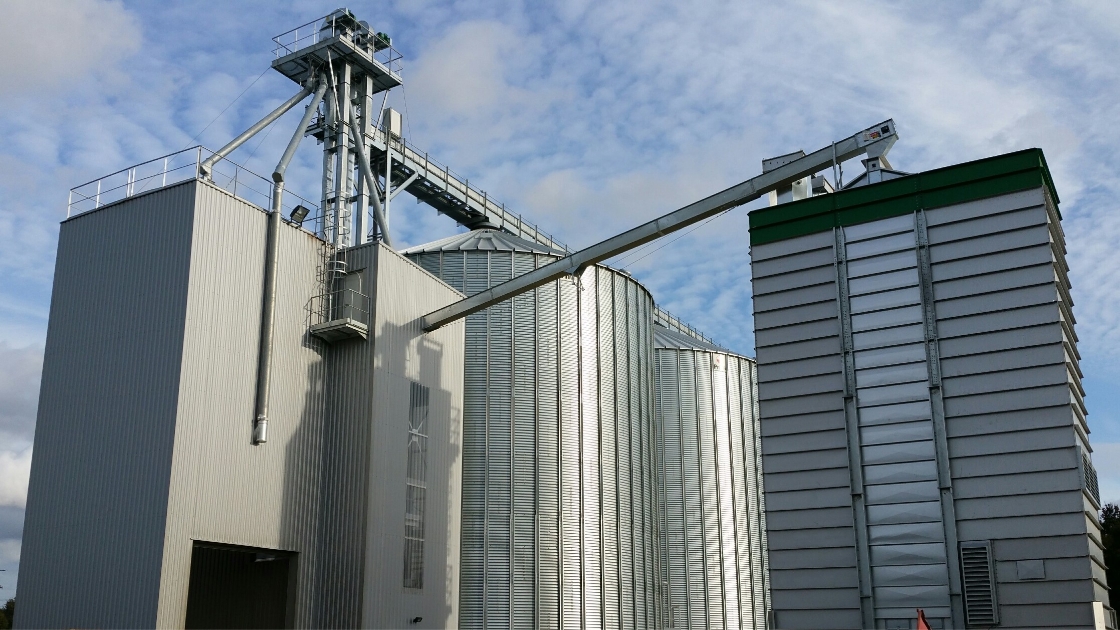 Photo extension de silos métalliques céréales